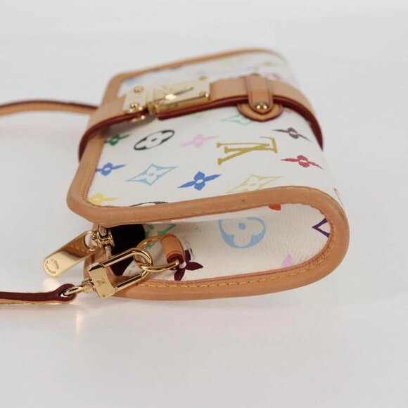 LOUIS VUITTON Multicolor Shirley Shoulder Bag White M40049 LV Auth 127636V - Picture 5 of 15